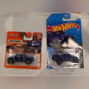Jeep Gladiator Matchbox and Hot Wheels